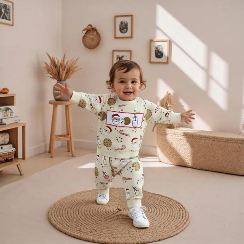 Miniatura 121 de Conjunto de camisa larga y divertida para bebé niño y niña, ropa de primera Navidad, 6, 12, 18, 24 meses, 2T