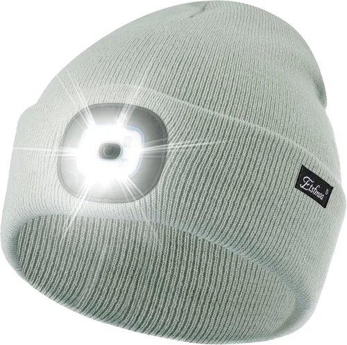 Miniatura 35 de Etsfmoa Gorro unisex con la luz, regalos para hombres, papá, padre, gorras recargables por USB