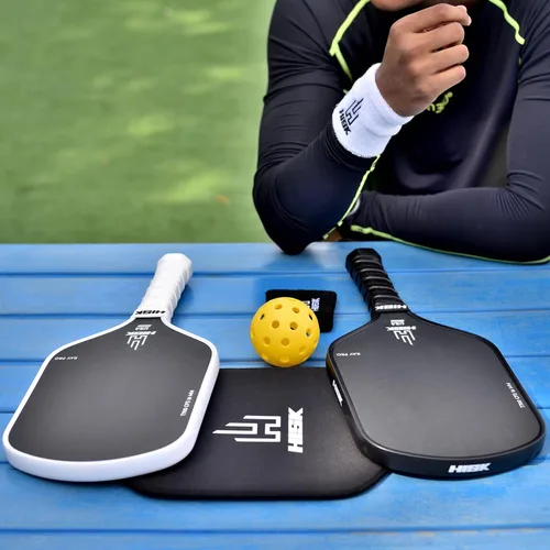 Miniatura 8 de RAV PRO Paleta de Pickleball - Ultimate HIGH END de 16mm Fibra de Carbono Cruda Toray T700 Japonesa con Excelente Textura de Rugosidad GRIT, Curva