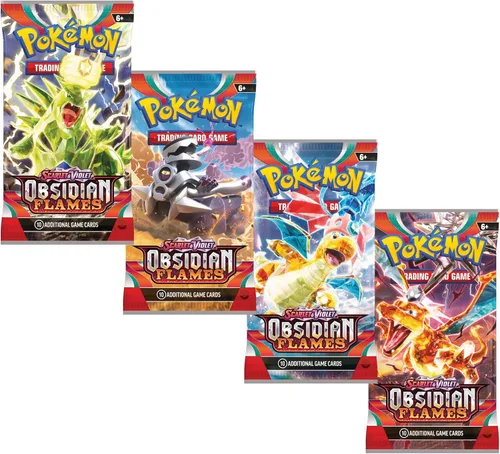 Miniatura 4 de Pokemon Scarlet & Violet (Serie 3) Paquete de refuerzo Obsidian Flames
