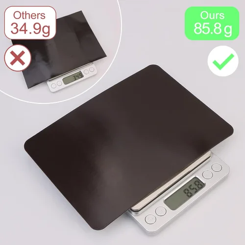 Miniatura 4 de UNIMEIX 12 hojas magnéticas gruesas para almacenamiento de troqueles y bolsillos de almacenamiento troquelados para hacer tarjetas