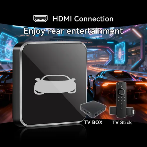 Miniatura 5 de Adaptador de TV para automóvil con CarPlay inalámbrico, convertidor HDMI a USB, compatible con Fire TV Stick, consolas de juegos, adaptador HDMI