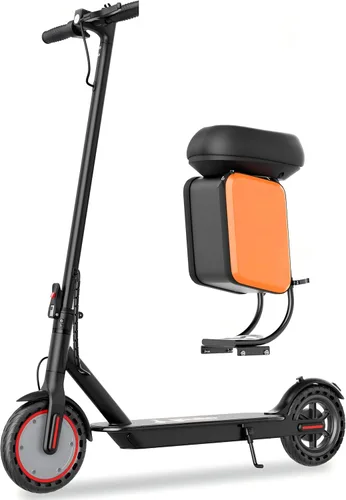 Miniatura 11 de Patinete eléctrico, motor de 350 W-500 W, 9 MPH a 22 MPH, rango de 10-41 millas, suspensión doble, freno dual, control de aplicación, scooter Naranja
