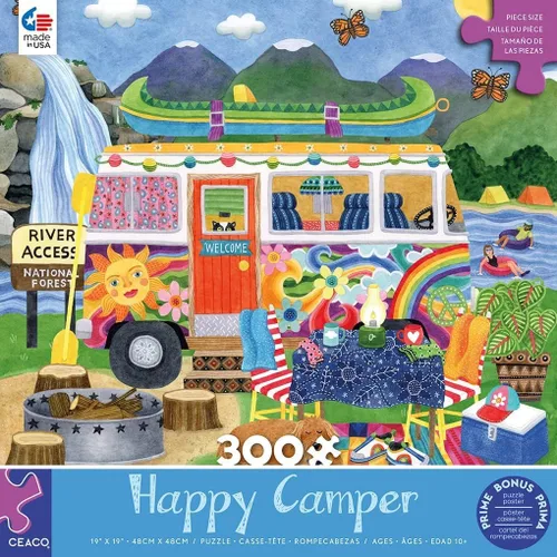 Miniatura 3 de Ceaco - Happy Camper - Cascada Camper - Rompecabezas de 300 piezas