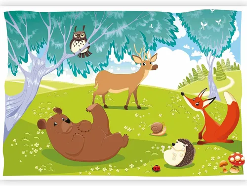 artgeist Mural de pared premium para niños, 79 x 55 pulgadas, papel tapiz no tejido XXL, decoración de pared de vellón, impresión fotográfica,