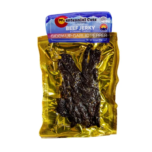 Miniatura 8 de Centennial Cuts - Sangre De Cristo Spicy Beef Jerky - 3.5 oz, de propiedad familiar, snack proteico