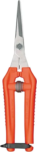 CHIKAMASA TP-530S Tijeras de jardinería profesionales para cosechar verduras, frutas, recortar plantas y excelentes para adelgazar tallos pequeños