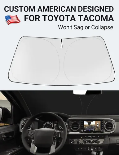 Miniatura 475 de Proadsy Parasol plegable para parabrisas delantero 2026, ajuste personalizado, accesorios para CRV SUV LX EX EX-L EX-L Navi Touring 2017-2022