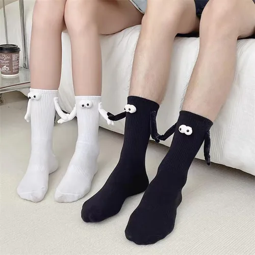 Miniatura 3 de Eszeifx Calcetines magnéticos de mano para adultos y niños, calcetines a juego para parejas, amigos, familia