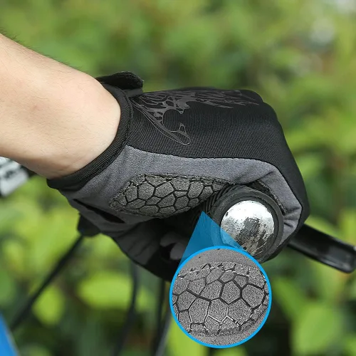 Miniatura 6 de Kyncilor Guantes de ciclismo, guantes de ciclismo, guantes de correr para hombres y mujeres, guantes de entrenamiento de dedo completo, pantalla