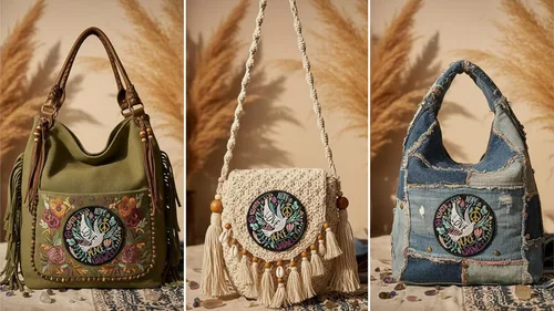 Miniatura 3 de PatchClub Parche colorido Peace Love Patch – Plancha/Coser – Bonito aplique para chaquetas, jeans, ropa, mochilas, bolsas de mano, colcha
