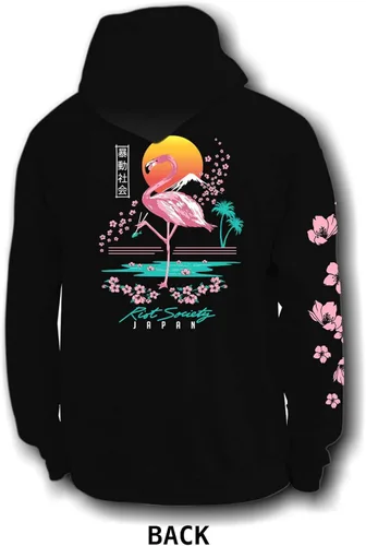 Miniatura 3 de Riot Society Sudadera con capucha estampada o bordada para hombre
