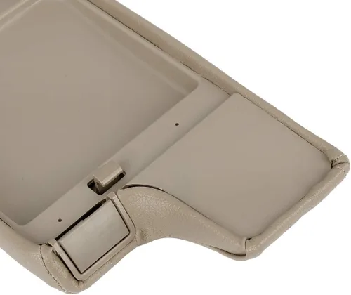 Miniatura 5 de X AUTOHAUX Cubierta de la caja de la consola central del coche, repuesto beige para BMW M3 2001-2006