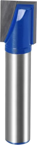 Miniatura 18 de uxcell Broca inferior del router de la limpieza de la caña del diámetro 26.2 ft m de 55.8 ft m, cortador inclinado carburo de 2 flautas sin
