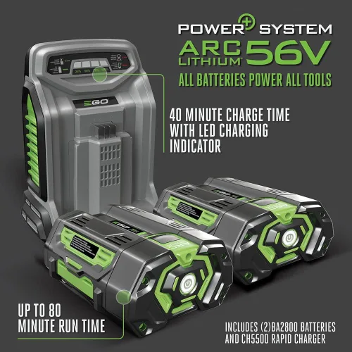 Miniatura 8 de Cortacésped eléctrico EGO Power+, autopropulsado e inalámbrico, incluye (2) baterías de 56V 5.0Ah y cargador - LM2142SP