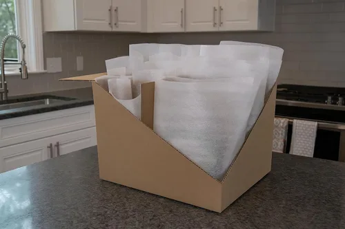 Miniatura 6 de Uboxes Kit divisor de celdas de plato: compartimentos de caja y bolsas de espuma (DISHSAVOR024)