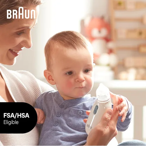 Miniatura 3 de Braun Aspirador nasal eléctrico para recién nacidos, bebés y niños pequeños