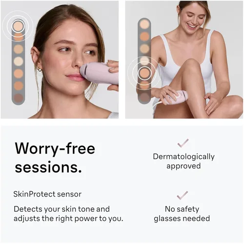 Miniatura 7 de Braun IPL Mini, Seda·Expert Mini, Depilación IPL para Mujeres y Hombres, Reducción permanente del vello láser en casa, IPL1111