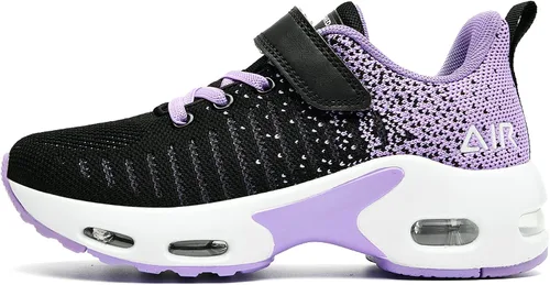 Miniatura 2 de RomenSi Air Athletic - Tenis deportivos para correr para niños y niñas, ligeros, transpirables, tenis deportivos para niños