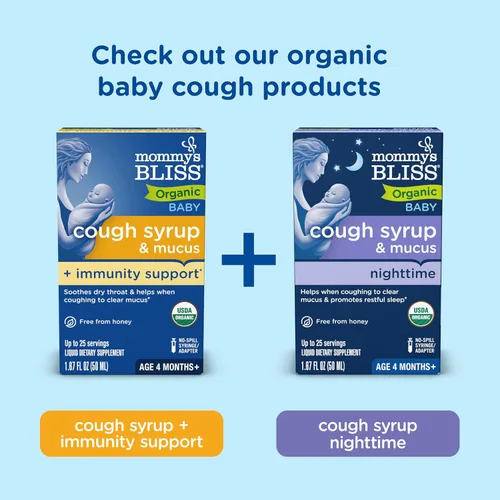 Miniatura 7 de Mommy's Bliss Gotas de saúco orgánico para bebé, apoyo inmunológico con vitaminas, prebióticos, zinc y equinácea orgánica, para niños mayores de 4