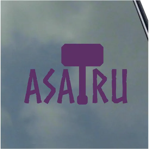 Miniatura 4 de Adhesivo de vinilo con texto asatru