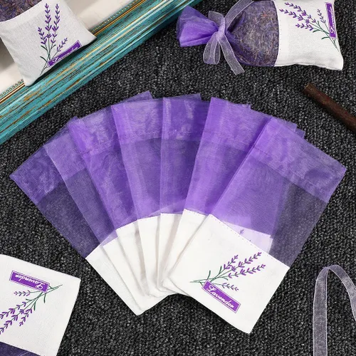 Miniatura 7 de Bolsas de almacenamiento de bolsitas, bolsas vacías de lavanda, bolsas de almacenamiento de flores secas, bolsitas de lavanda, bolsas vacías