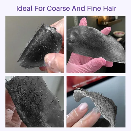 Miniatura 2 de BLITZWAX Cuentas de cera dura para depilación de 1 libra, granos de cera de colonia negra para cabello grueso, cera brasileña para bikini, axilas