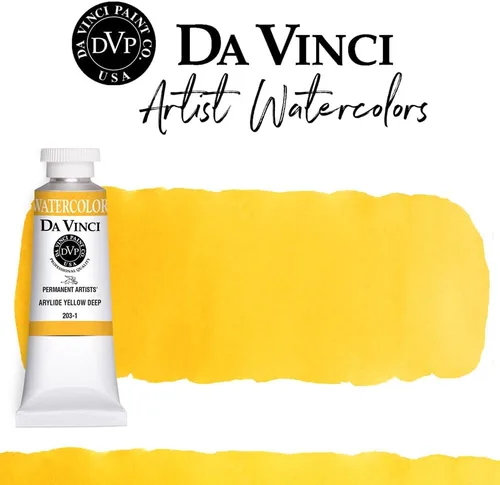 Miniatura 294 de DA VINCI PAINTS Pintura Acuarela Profesional para Artistas, Alizarin Crimson (Quinacridone), 37ml Índigo