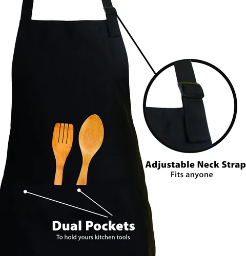 Miniatura 5 de Delantal personalizado para hombres, regalo de chef personalizado, regalo del día del padre, regalo de barbacoa y parrilla para papá, delantal