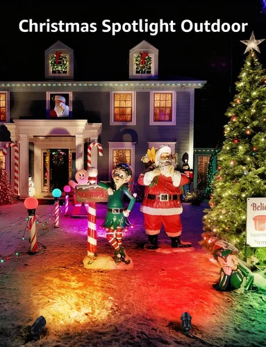 Miniatura 7 de SUNVIE Luces de paisaje RGB de bajo voltaje de 12 W que cambian de color, control remoto, impermeable, iluminación LED de paisaje para patio
