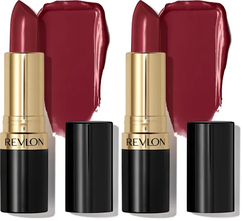 Miniatura 25 de Revlon Super Lustrous Labial con vitamina E y aceite de aguacate, kit de regalo 3 unidades (420 Blushed - Pearl, 205 Champagne on Ice - Pearl)