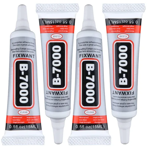 Miniatura 11 de B-7000 Pegamento Transparente para Manualidades de Diamantes de Imitación, Ropa, Zapatos, Tela, B7000 Pegamentos de Alta Viscosidad para Reparación