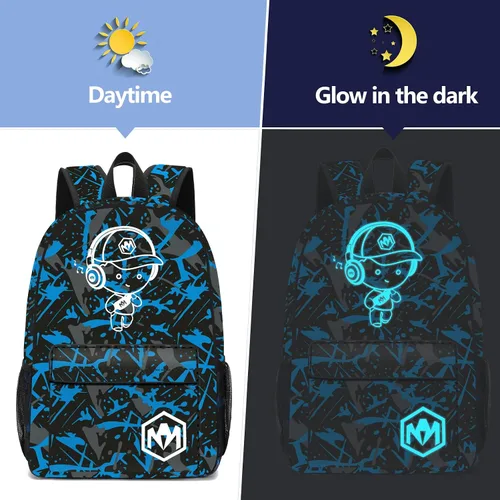 Miniatura 2 de Mochila escolar para estudiantes, mochila de viaje para adolescentes, Azul (Blue-3pcs)), 4347026043