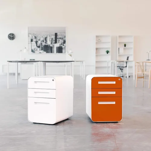 Miniatura 2 de Laura Davidson Furniture Stockpile Archivador de 3 Cajones con Cerradura - Archivador de Metal Bajo Escritorio de Oficina, Carpetas de Archivo