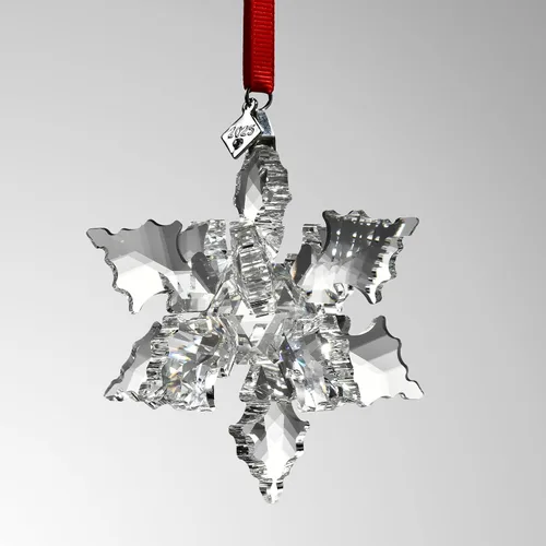 Miniatura 9 de Adorno de Navidad 2024, adornos de copo de nieve de cristal, edición anual, adorno para árbol de Navidad, regalos para el hogar (2024-Colorido)