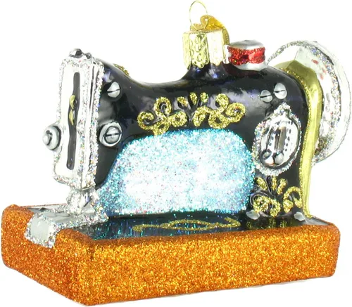 Miniatura 7 de Old World Christmas Hobbies Gifts - Adornos de vidrio soplado para máquina de coser de árbol de Navidad, 2.75, multicolor