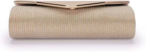 Miniatura 5 de ERIJUNOR Bolso de mano para mujer, clásico sobre de noche, brillante, fiesta de novia, baile de graduación, bolso cruzado