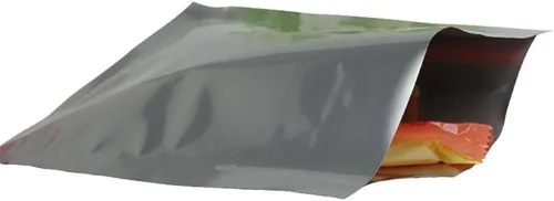 Miniatura 4 de Paquete de 100 unidades (utilizables de 1.57 x 2.36 pulgadas), bolsas pequeñas de Mylar plateadas, bolsas de aluminio puro de 3.9 mil, bolsa plana