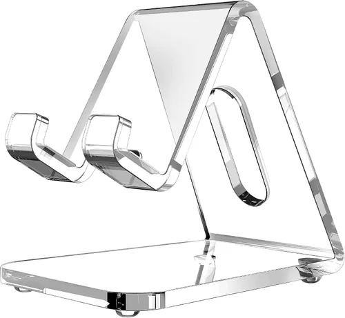 Miniatura 13 de CreaDream Soporte para Teléfono Celular, Base, Soporte, Soporte de Escritorio de Aluminio Compatible con Switch, Todos los Teléfonos Inteligentes