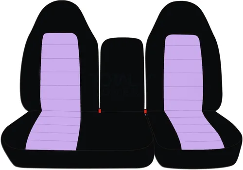 Miniatura 22 de Funda para asientos y apoya brazos de camiones, asiento delantero dividido 60/40 con apertura en el medio, para camión 1997-2000 Ford F-150, de 21