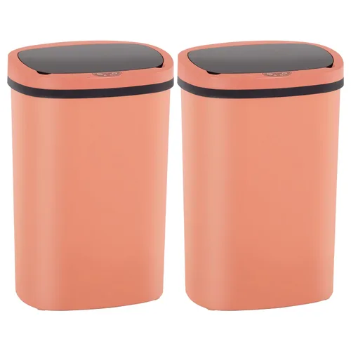 Miniatura 11 de PayLessHere Basurero de 13 galones de acero inoxidable Acero Tapa automática sin contacto con sensor de movimiento Bote de basura de cocina
