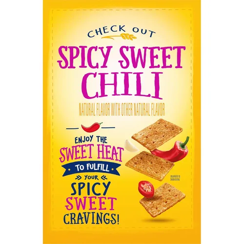 Miniatura 11 de Wheat Thins Snacks picantes de chile dulce, galletas de trigo integral, galletas de aperitivos, 8.5 onzas