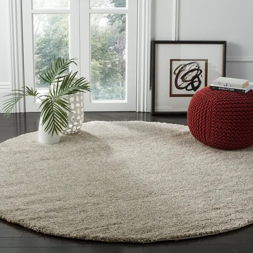 Miniatura 38 de SAFAVIEH Arizona Shag Collection ASG820A - Alfombra de pasillo, 2 pies 3 pulgadas x 6 pies, color crema, diseño sólido, no desprende pelusa y fácil