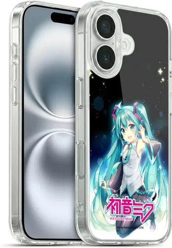Miniatura 85 de Head Case Designs Licencia Oficial Hatsune Miku Gráficos Lindos Carcasa de Gel [Protección de Grado Militar] Compatible con Apple iPhone 7