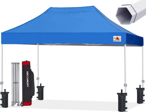 Miniatura 54 de ABCCANOPY Tienda de campaña con toldo emergente comercial 10x10 Serie Premium, Beige