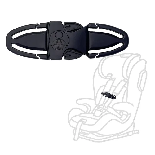 Miniatura 9 de Protector de hebilla de asiento de automóvil antiescape y bloqueo de clip para arnés de pecho, bloqueo de hebilla de seguridad para niños, niños
