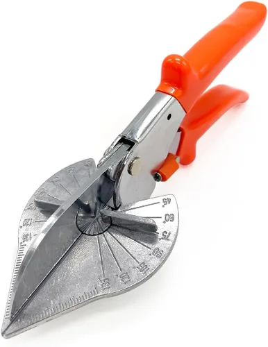 Miniatura 6 de Herramientas manuales de cortador de corte de inglete de ángulo múltiple, tijeras de ángulo ajustable de 0-135 grados, tijeras de ajuste herramienta