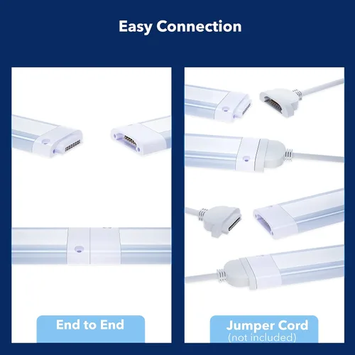 Miniatura 6 de Luces LED inteligentes para debajo del escritorio, color blanco y RGB que cambian de color regulables con control remoto. Alexa, habilitado