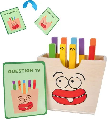 Miniatura 9 de Juguetes de hamburguesas de madera para apilar para niños, alimentos de juego Montessori para niños pequeños, juguetes educativos para niños de más