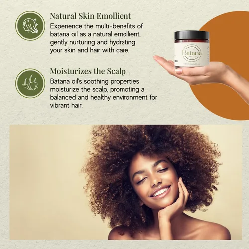 Miniatura 6 de Aceite de batana real para el crecimiento del cabello, 100% puro y natural, 16 onzas líquidas